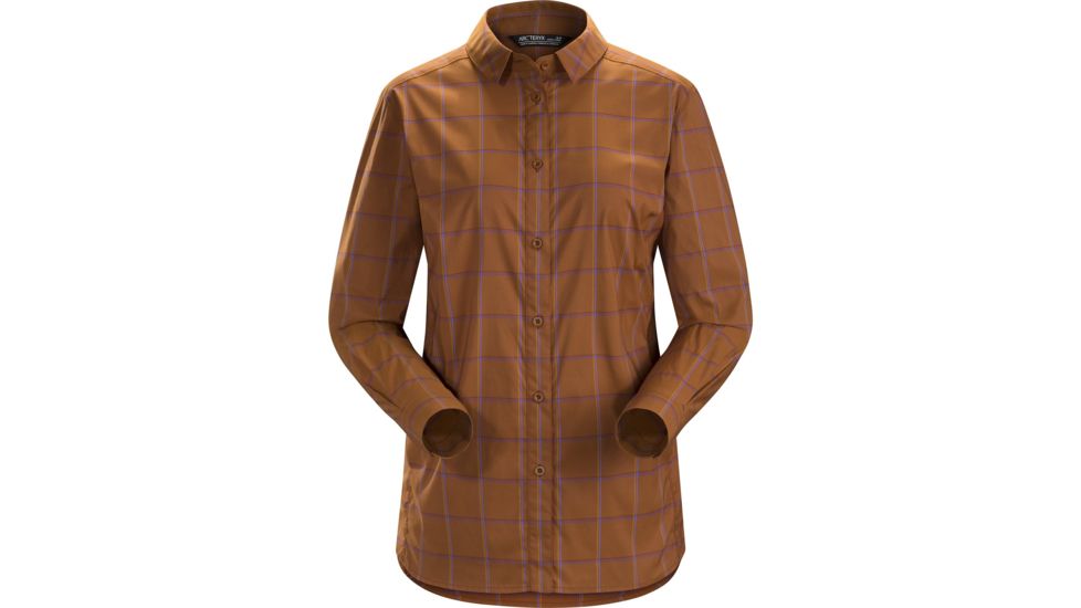 Arc'teryx Riel Shirt with Long Sleeve - Women's, Kanna Stream, Large, 372727