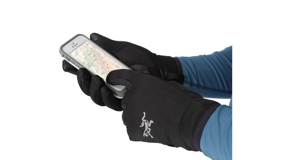 Arcteryx Rivet Glove, Black, Extra Small, 343374