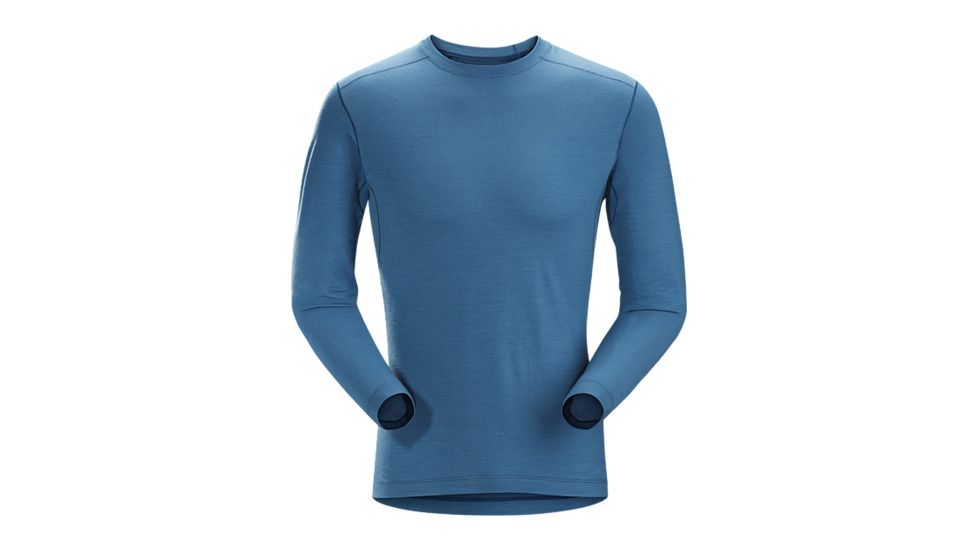 Arcteryx Satoro AR Crew Long Sleeve - Mens, Light Hecate, Extra Large, 352802