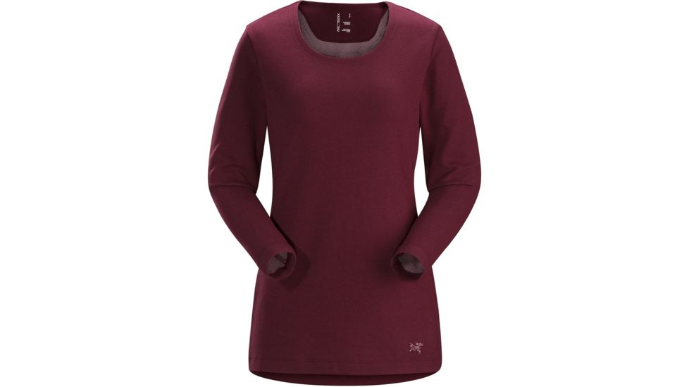 Arcteryx Sirrus Long Sleeve Top - Womens, Merbau Heather, Small, 345726