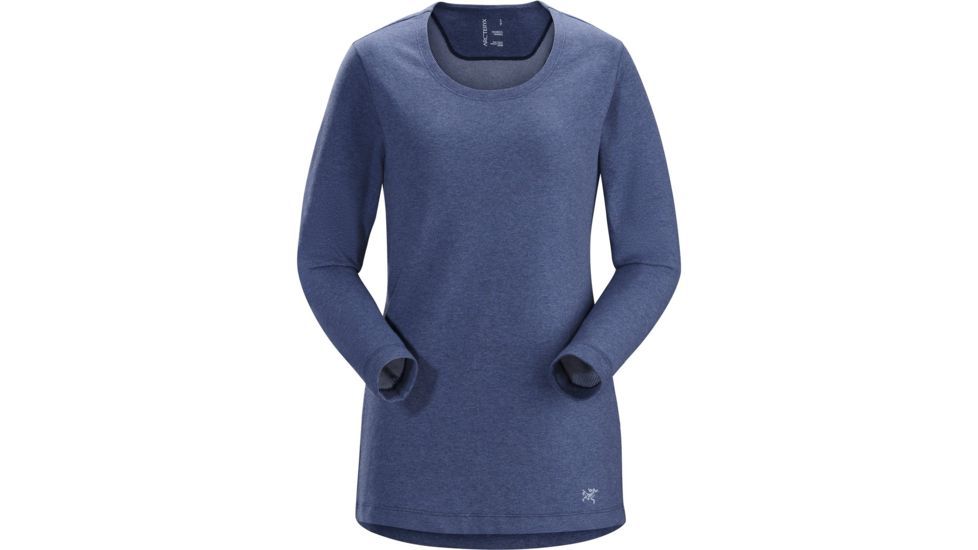 Arcteryx Sirrus Long Sleeve Top - Womens, Nightshadow Heather, Small, 345720