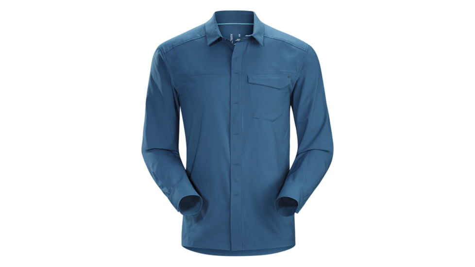 Arcteryx Skyline Long Sleeve Shirt - Mens, Hecate Blue, Large, 348415