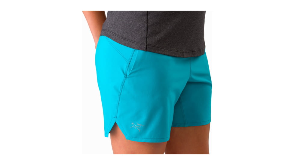Arcteryx Taema Short - Womens, Dark Firoza, Extra Small, 376433