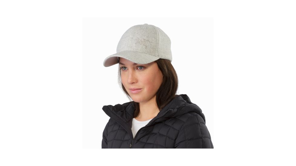 Arcteryx Wool Ball Cap - Transition - Unisex, Light Grey Heather, Small/Medium, 396375