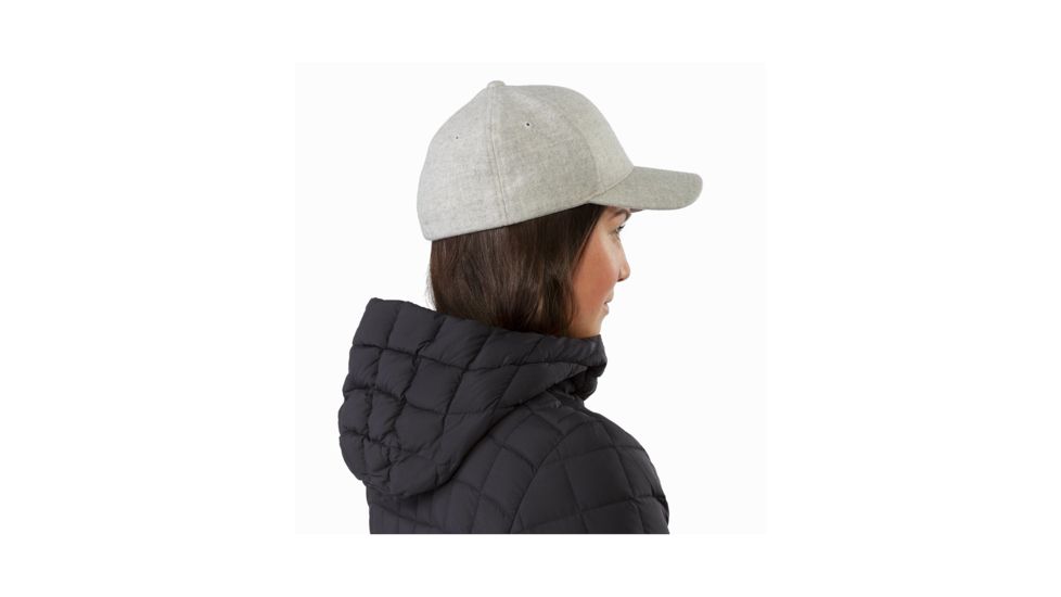 Arcteryx Wool Ball Cap - Transition - Unisex, Light Grey Heather, Small/Medium, 396375