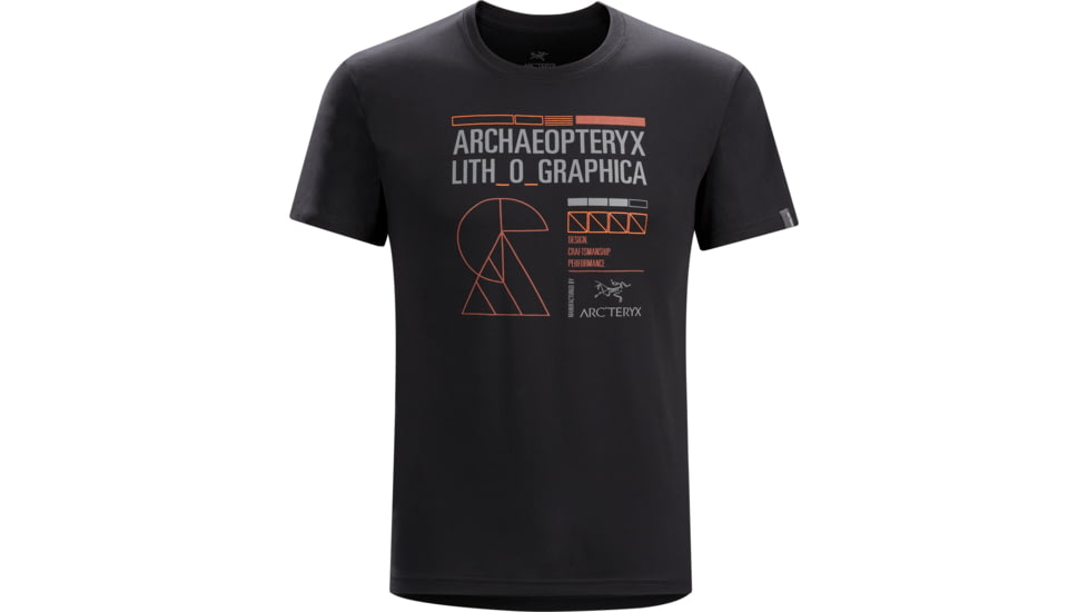 Arcteryx Wordy Short Sleeve T-Shirt - Mens-Black-Large