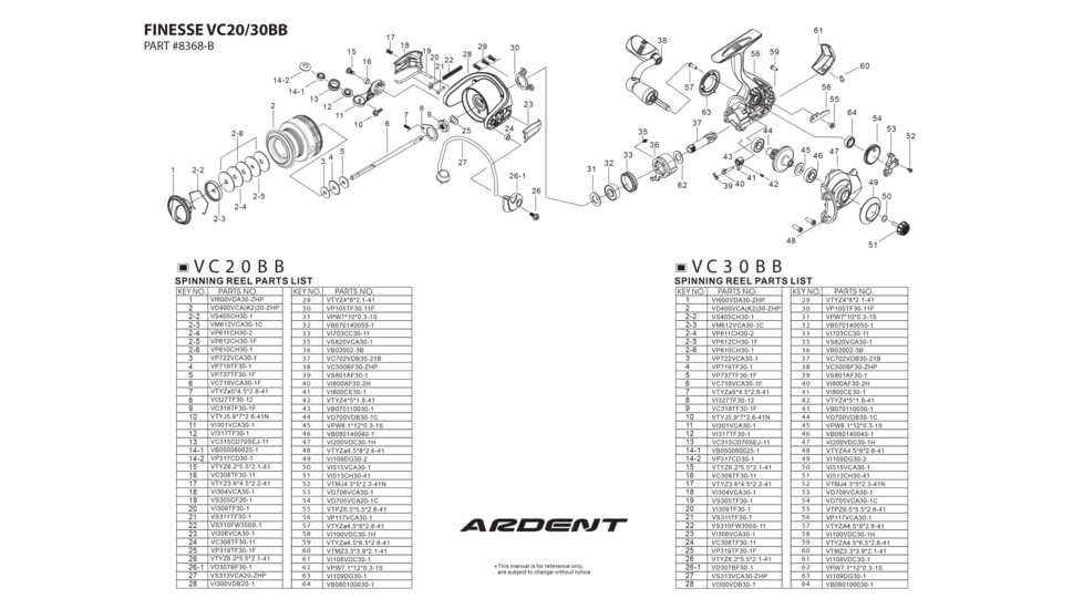 Ardent Finesse Spinning Reel