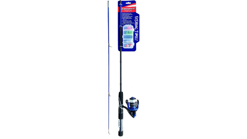 Ardent Fishing Time Spinning Combo - Kids, Blue, DG10502K-B