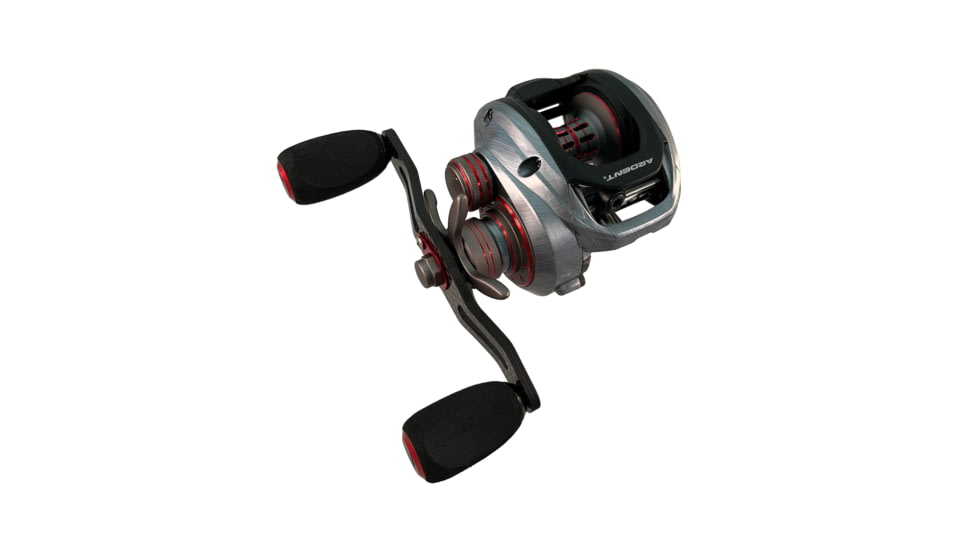 Ardent Summit Falcon Baitcasting Reel, Right, 8.4-1GR, 12-1 BB, Silver, SUF84RBA