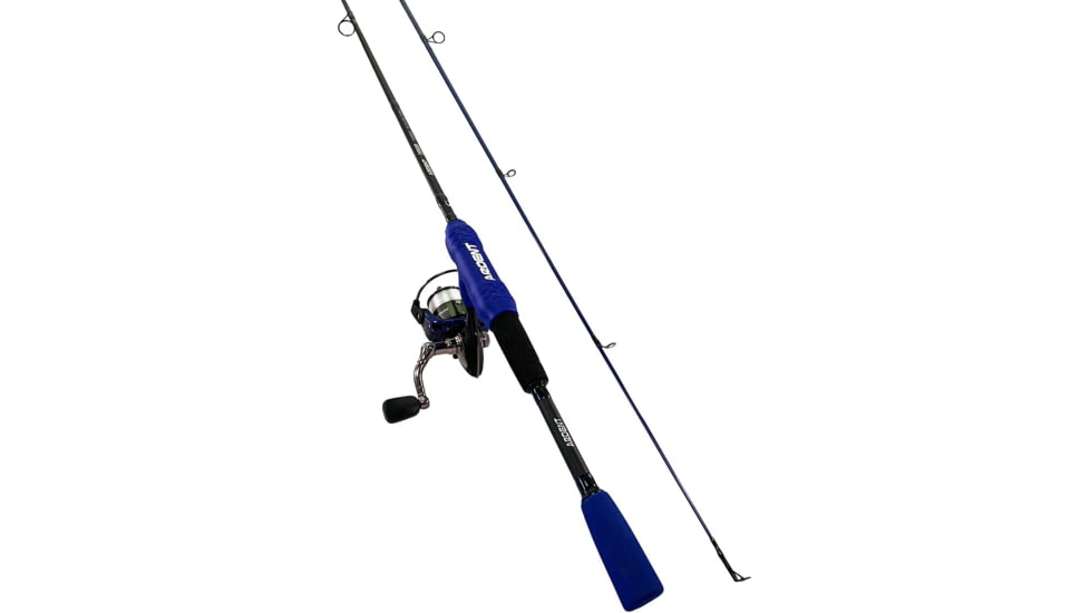 Ardent Vario Spinning Combo, 2000 Reel, 2-1 BB 5.1-1 Gear Ratio, 6ft6in Rod with Comfort Grip Preinstalled, Blue, OG2066M2-B