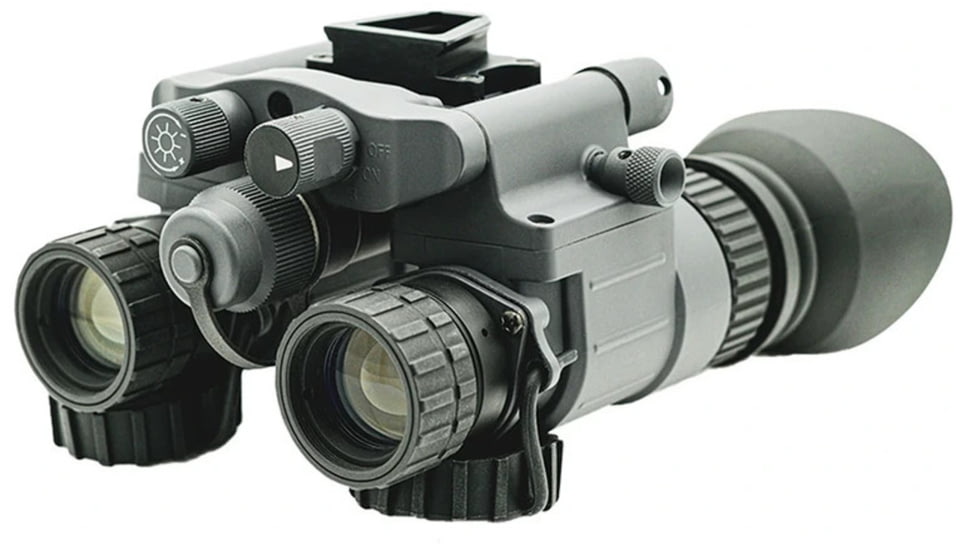 Armasight BNVD-51 1x19mm Night Vision Goggle w/ Battery Pack, Gen 3 Ghost White Phosphor IIT, 51 Degree FOV, Gray, Gray, NSGNYX15M5G9DBB2