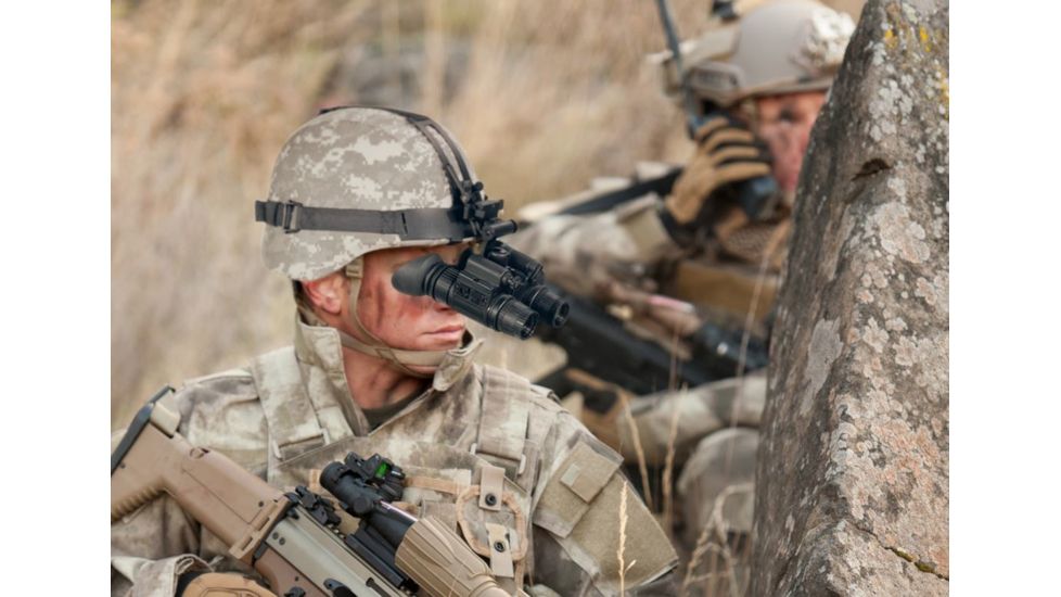 Armasight Nyx-15 Pro SDi Compact Dual Tube Night Vision Goggle Gen 2+ Standard Definition w/built-in Class 1 IR Laser Pointer NSGNYX15P126IS1