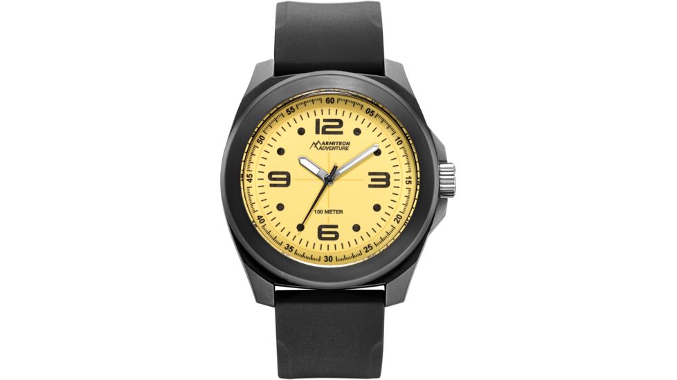 ARMITRON ADVENTURE Luminous Dial Analog Ylw/blk AD-1012YLBKBK