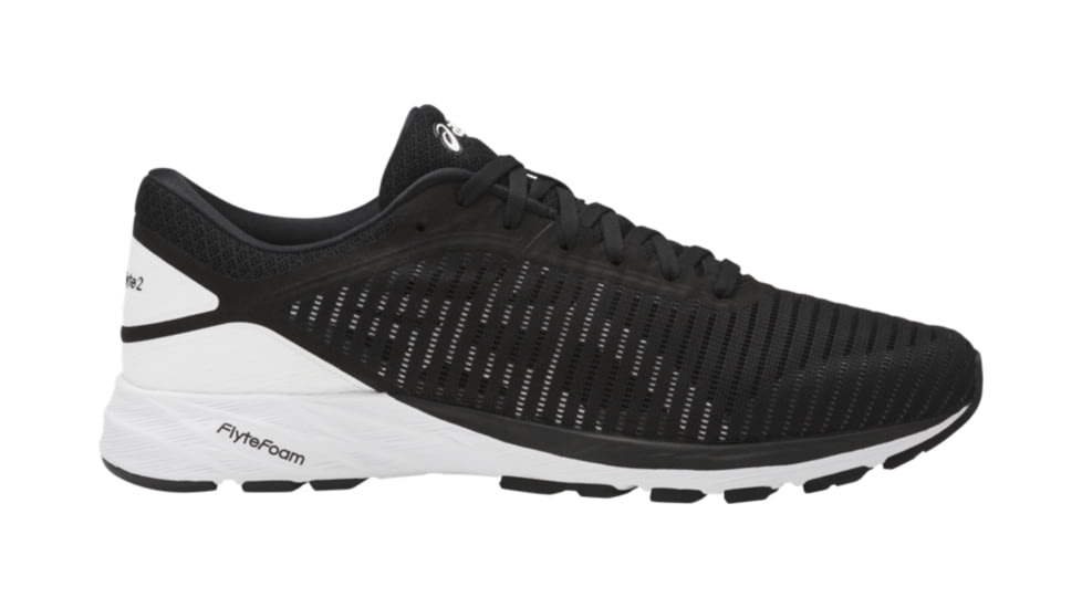 Asics DynaFlyte 2 Road Running Shoes - Men's, Black/White/Carbon, Medium, 9.5 US T7D0N.9001-9.5