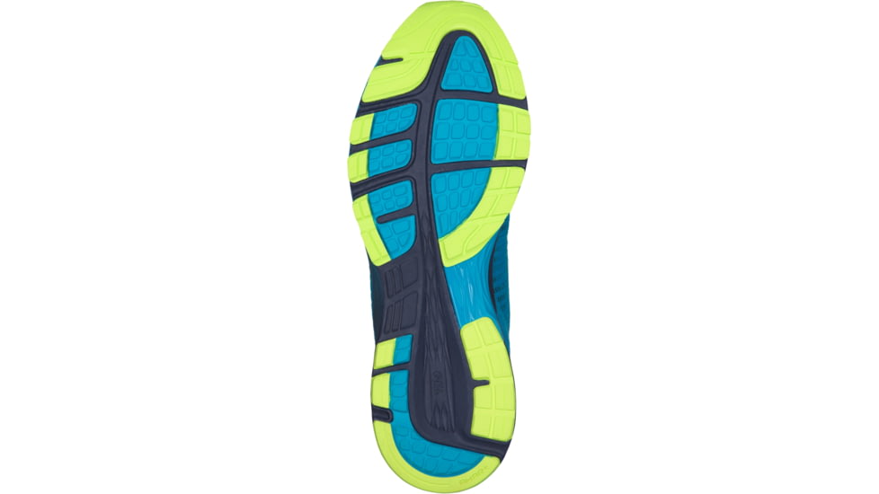 Asics DynaFlyte 2 Road Running Shoes - Men's, Island Blue/Safety Yellow/Indigo Bue, Medium, 12 US T7D0N.4107-12