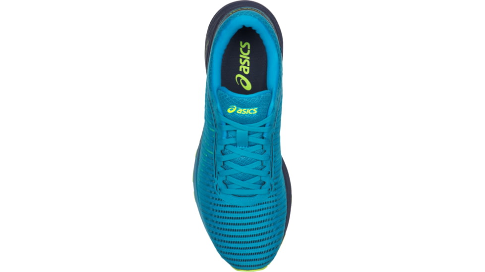 Asics DynaFlyte 2 Road Running Shoes - Men's, Island Blue/Safety Yellow/Indigo Bue, Medium, 12 US T7D0N.4107-12