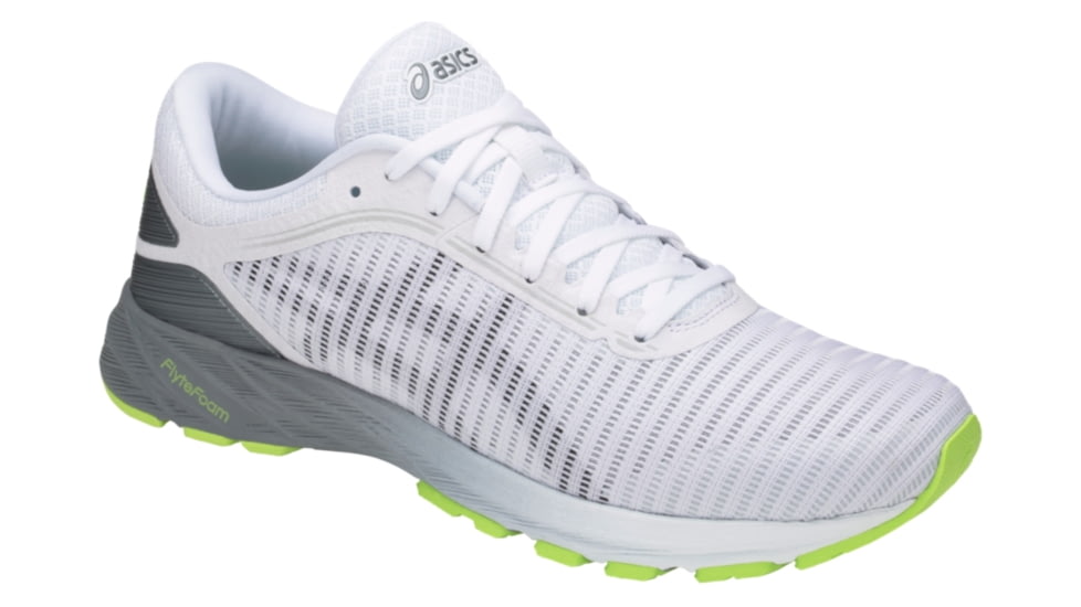 Asics DynaFlyte 2 Road Running Shoes - Men's, White/Black/Stone Grey, Medium, 7.5 US T7D0N.0190-7.5