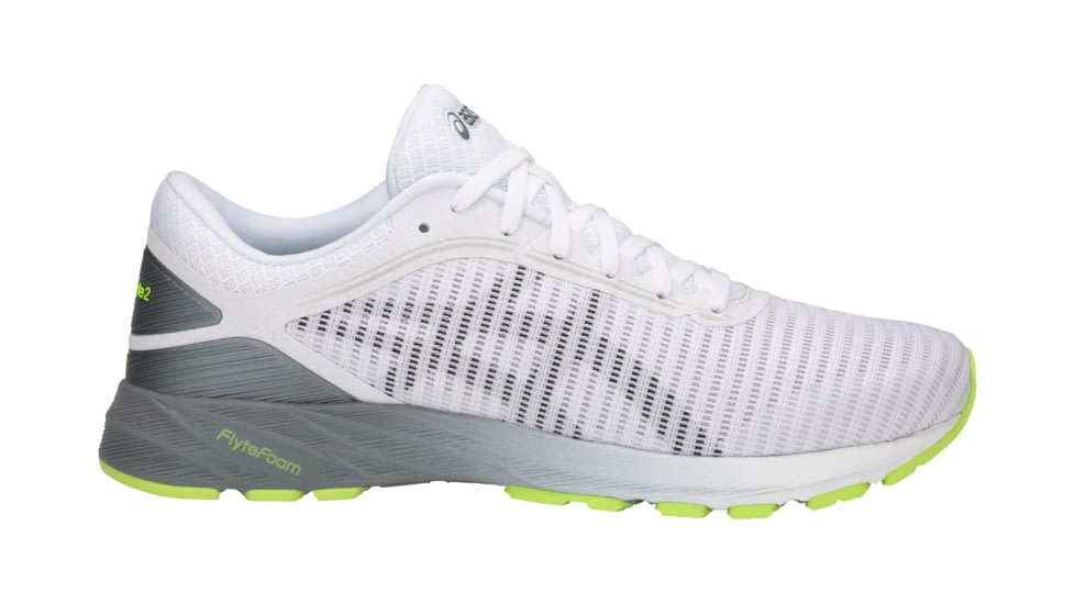 Asics DynaFlyte 2 Road Running Shoes - Men's, White/Black/Stone Grey, Medium, 7.5 US T7D0N.0190-7.5