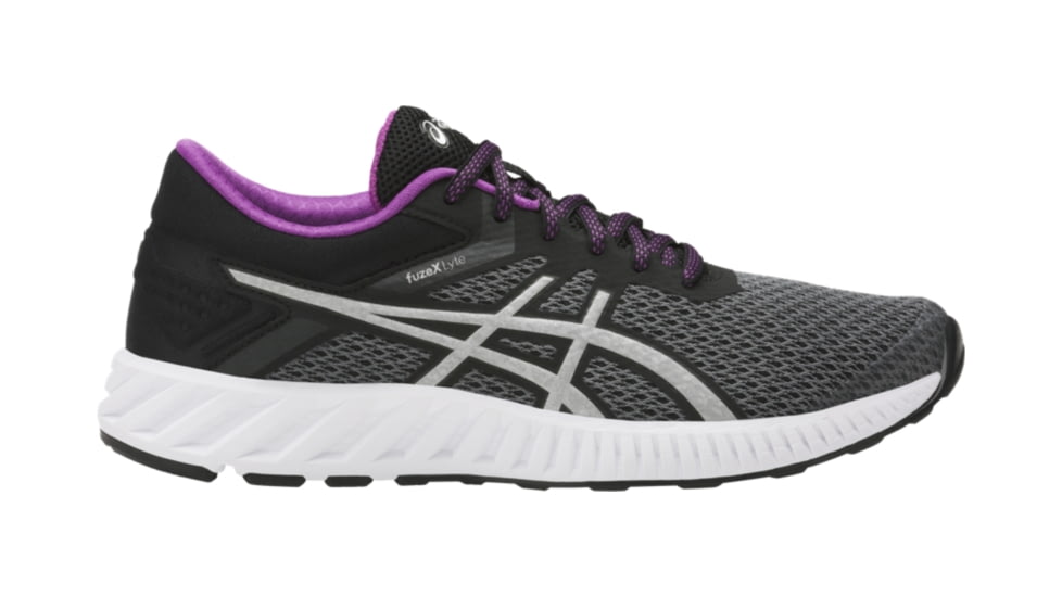 Asics FuzeX Lyte 2 Road Running Shoes - Women's, Carbon/Silver/Black, Medium, 9.5 US T769N.9793-9.5