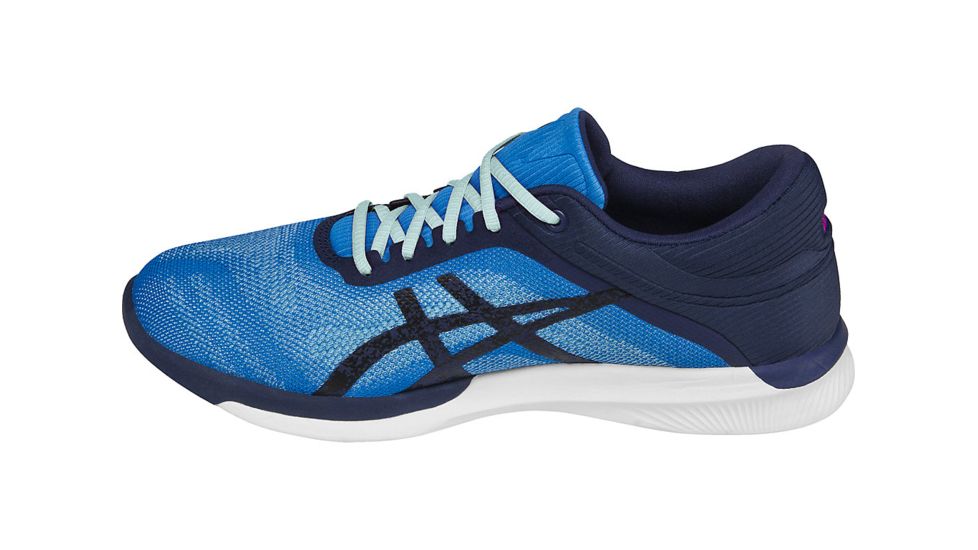 Asics FuzeX Rush Road Running Shoe - Women's-Diva Blue/Blue/White-Medium-9.5