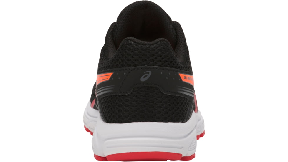 Asics GEL-Contend 4 GS Shoes - Kids, Black/Fiery Red/Shocking Orange, Medium, 4 US C707N.9023-4
