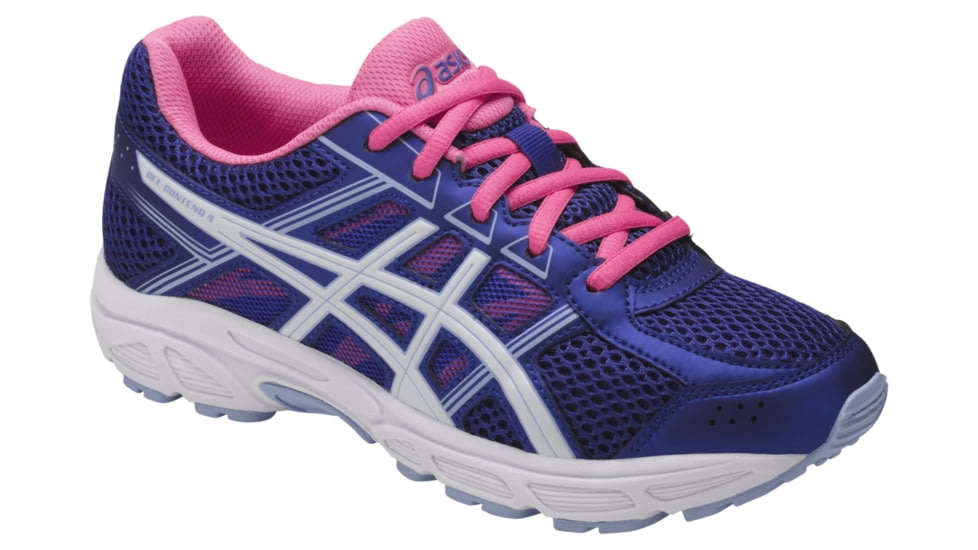 Asics GEL-Contend 4 GS Shoes - Kids, Blue Purple/White/Airy Blue, Medium, 6.5 US C707N.4801-6.5