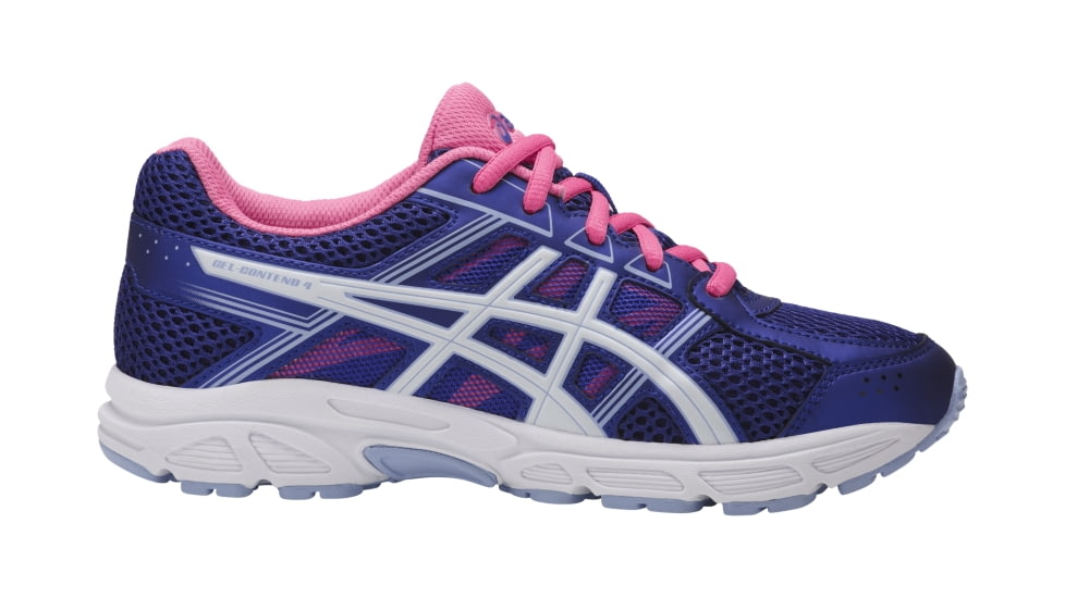 Asics GEL-Contend 4 GS Shoes - Kids, Blue Purple/White/Airy Blue, Medium, 6.5 US C707N.4801-6.5
