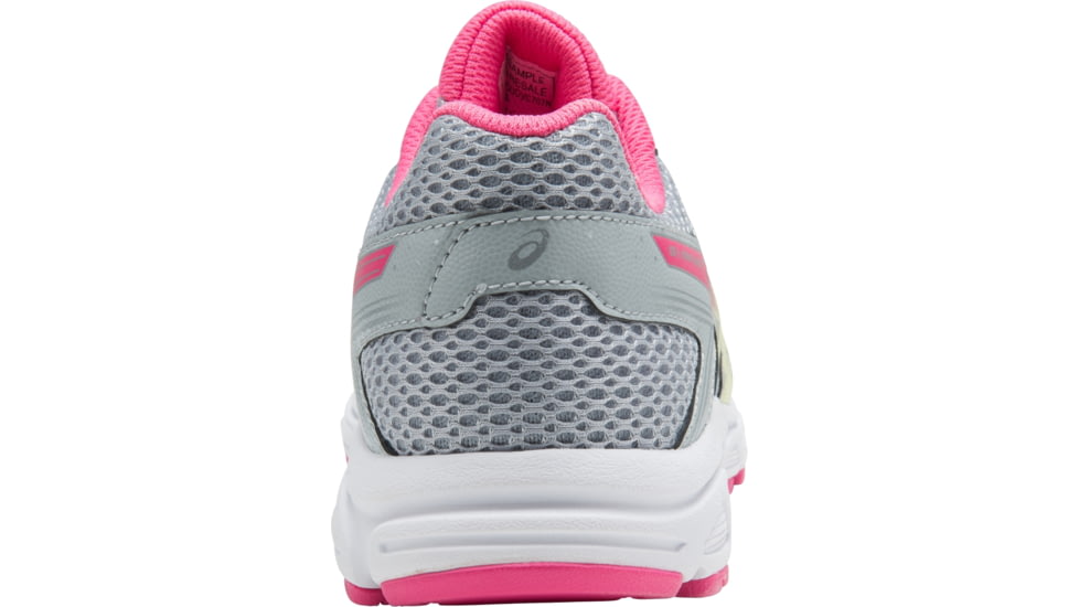 Asics GEL-Contend 4 GS Shoes - Kids, Mid Grey/Limelight/Hot Pink, Medium, 7 US C707N.9685-7