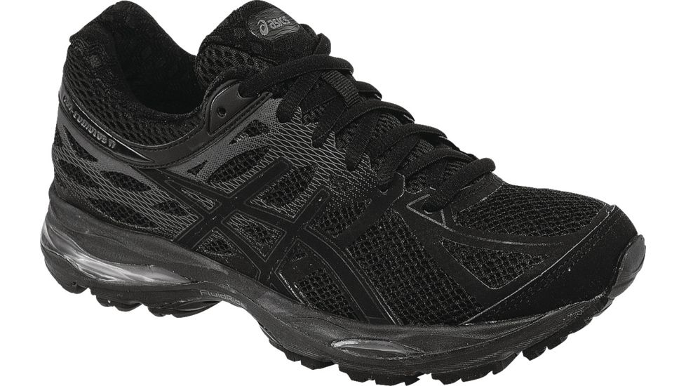 Asics Gel-Cumulus 17 Road Running Shoe - Women's-Black/Silver/Onyx-Medium-6.5