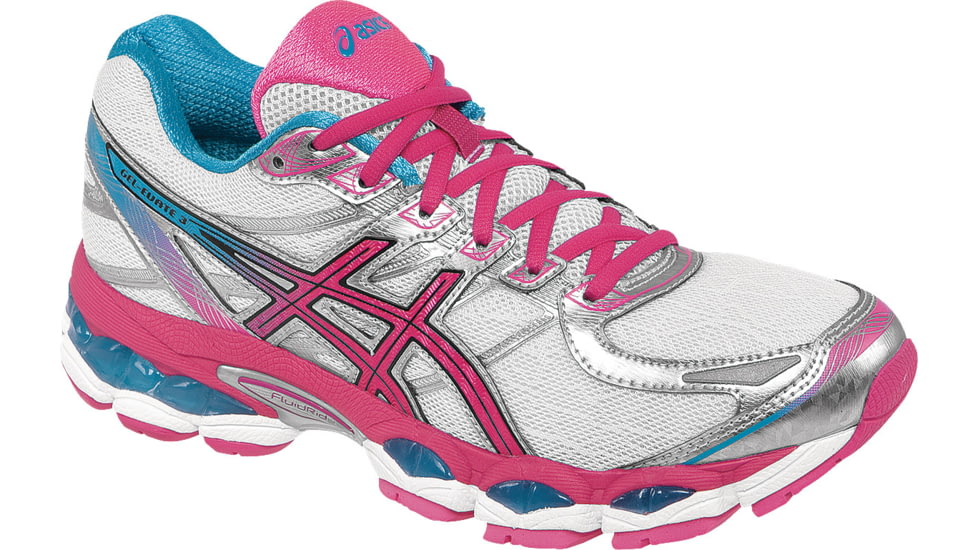 Asics Gel-Elevate 3 Road Running Shoe - Women's-Lightning/Pink/Blue-Medium-6.5