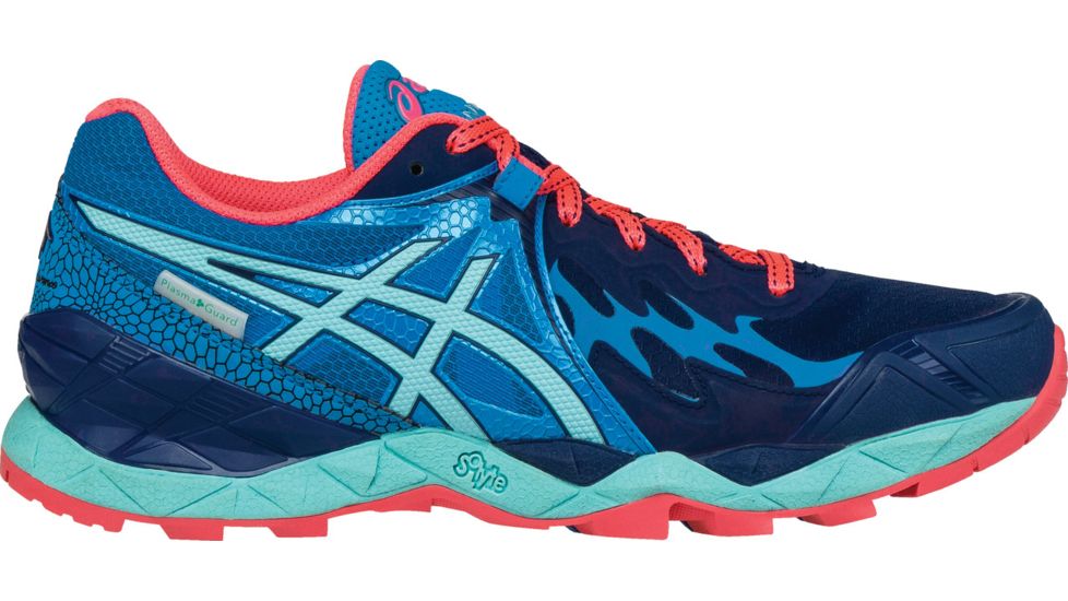 Asics Gel-Fuji Endurance Trail Running Shoe - Women's-Indigo Blue/Aqua/Blue-Medium-6