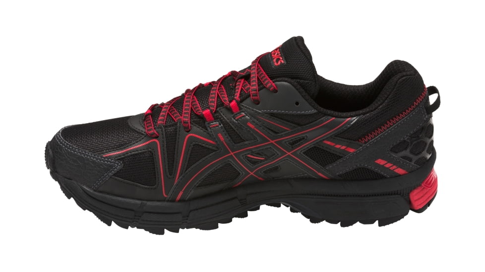 Asics GEL-Kahana 8 Trail Running Shoes - Men's, Black/Classic Red/Phantom, Medium, 10 US T6L0N.9023-10