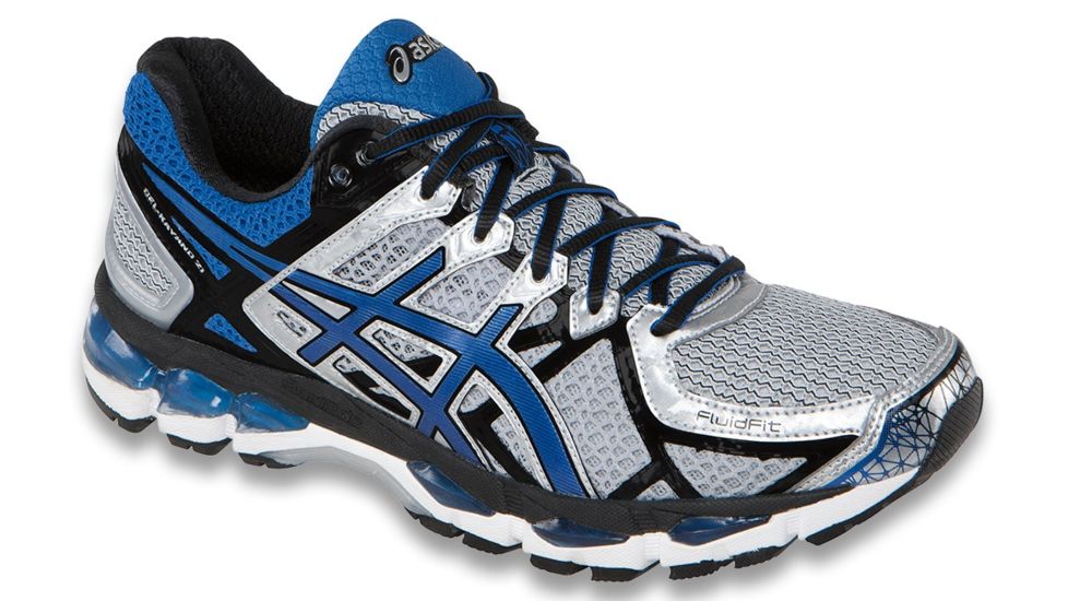 Asics Gel-Kayano 21 Road Running Shoe - Men's-Lightning/Royal/Black-Medium-9 US