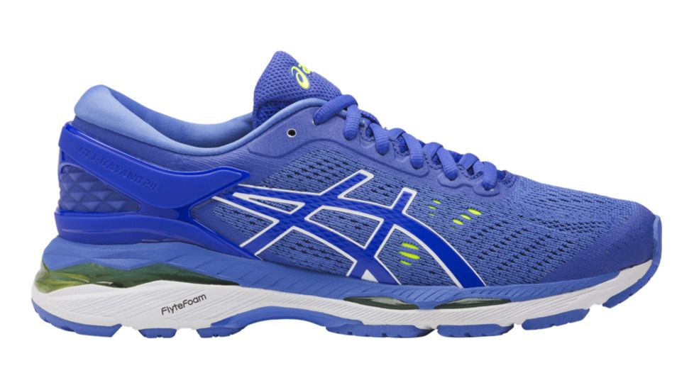 Asics Gel-Kayano 24 Road Running Shoe - Women's-Blue Purple/Regatta Blue/White-Medium-6.5
