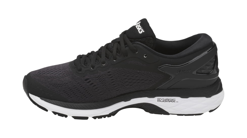 Asics GEL-Kayano 24 Road Running Shoes - Women's, Black/Phantom/White, Medium, 10 US T799N.9016-10