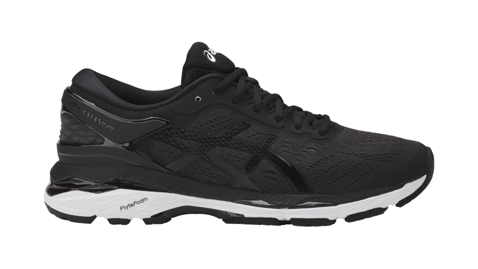 Asics GEL-Kayano 24 Road Running Shoes - Women's, Black/Phantom/White, Medium, 10 US T799N.9016-10