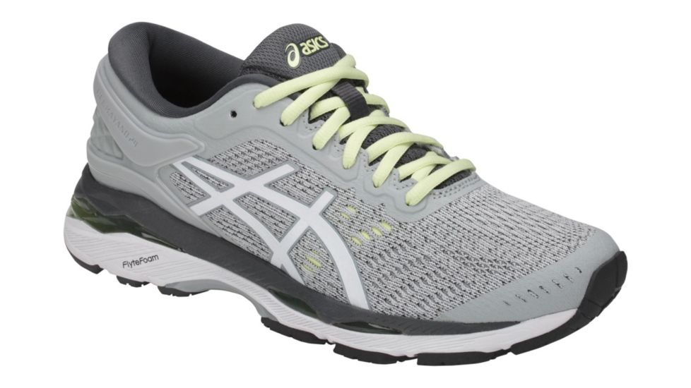 Asics GEL-Kayano 24 Road Running Shoes - Women's, Glacier Grey/White/Carbon, Medium, 10 US T799N.9601-10