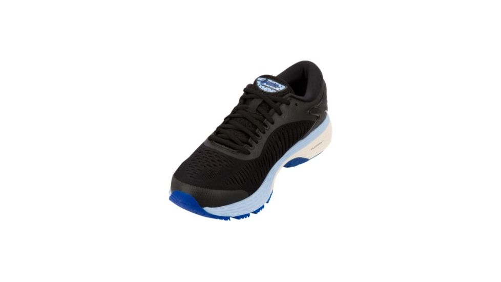 Asics GEL-Kayano 25 Road Running Shoes - Womens, Black/ASICS Blue, Medium, 7 US, 1012A026.001-7