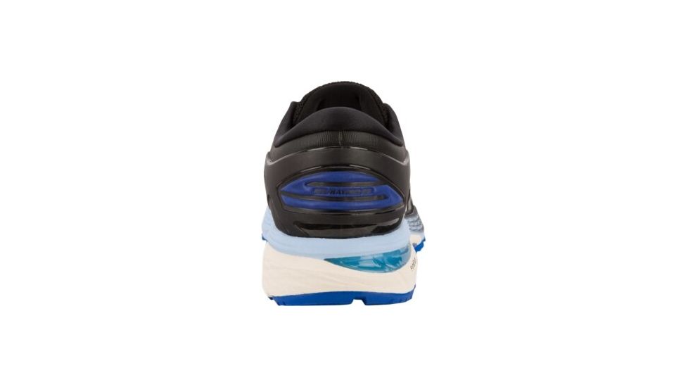 Asics GEL-Kayano 25 Road Running Shoes - Womens, Black/ASICS Blue, Medium, 7 US, 1012A026.001-7
