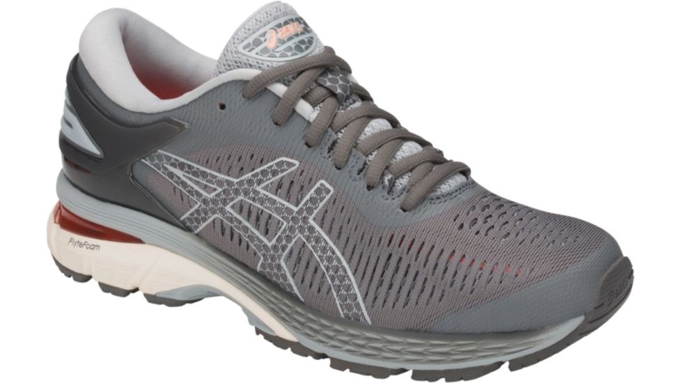 Asics GEL-Kayano 25 Road Running Shoes - Womens, Carbon/Mid Grey, Medium, 7 US, 1012A026.020-7