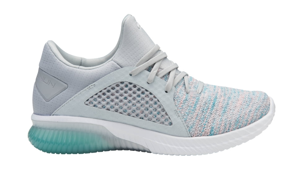 Asics GEL-Kenun Knit Road Running Shoes - Women's, Aruba Blue/Glacier Grey/White, Medium, 10 US T882N.8896-10