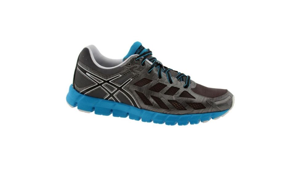 Asics Gel-Lyte 33 Road Running Shoe - Men's-Charcoal/Blue-Medium-8 US