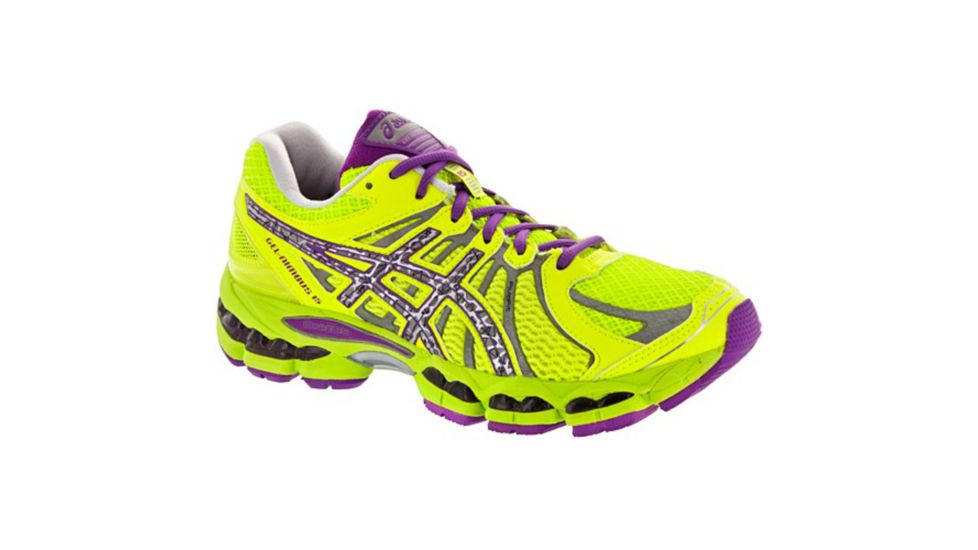Asics Gel-Nimbus 15 Lite Show Road Running Shoe - Women's-Yellow-Medium-6 US