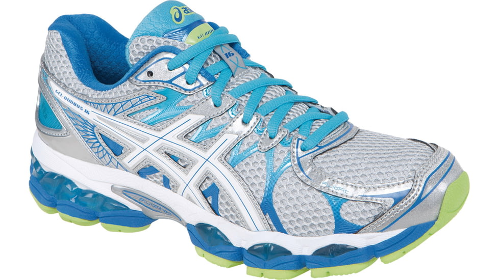 Asics Gel-Nimbus 16 Road Running Shoe - Women's-Lightning/White-Medium-8 US
