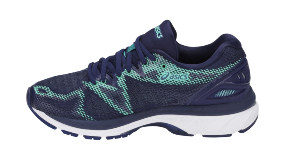 Asics GEL-Nimbus 20 Road Running Shoes - Women's, Indigo Blue/Indigo Blue/Opal Green, Medium, 10 US T850N.4949-10
