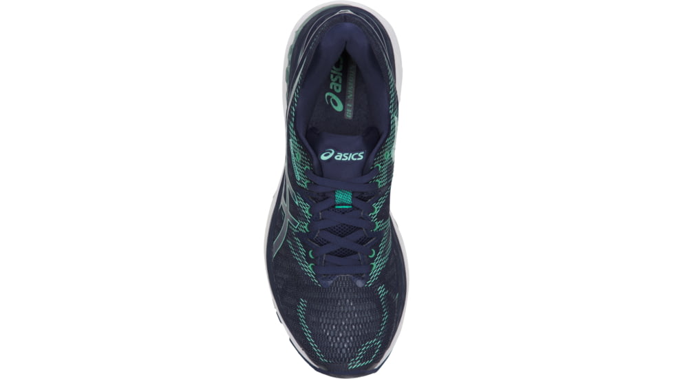 Asics GEL-Nimbus 20 Road Running Shoes - Women's, Indigo Blue/Indigo Blue/Opal Green, Medium, 10 US T850N.4949-10