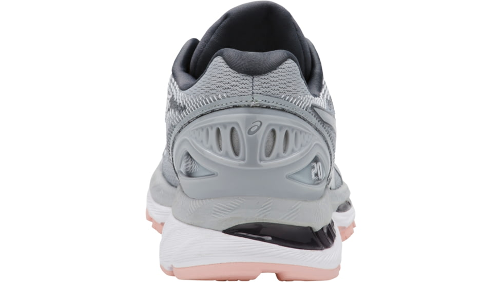 Asics GEL-Nimbus 20 Road Running Shoes - Women's, Mid Grey/Mid Grey/Seashell Pink, Medium, 10 US T850N.9696-10
