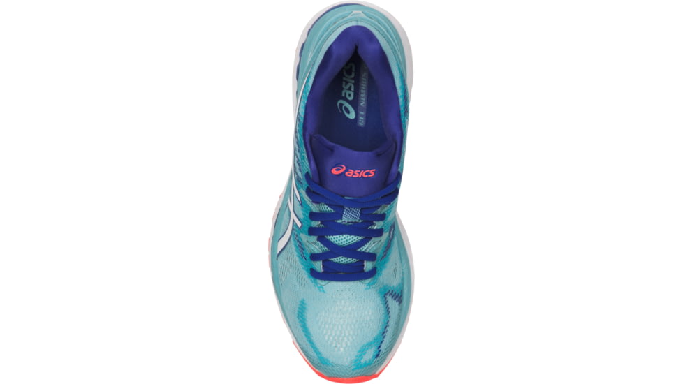 Asics GEL-Nimbus 20 Road Running Shoes - Women's, Porcelain Blue/White/ASICS Blue, Medium, 10 US T850N.1401-10