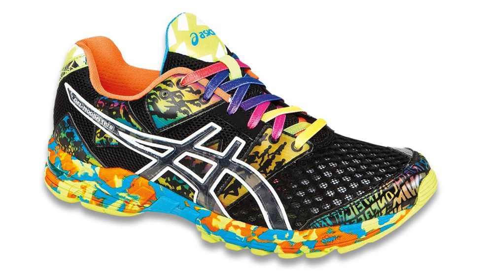 Asics Gel-Noosa Tri 8 Road Running Shoe - Men's-Onyx/Black/Confetti-9.5 US