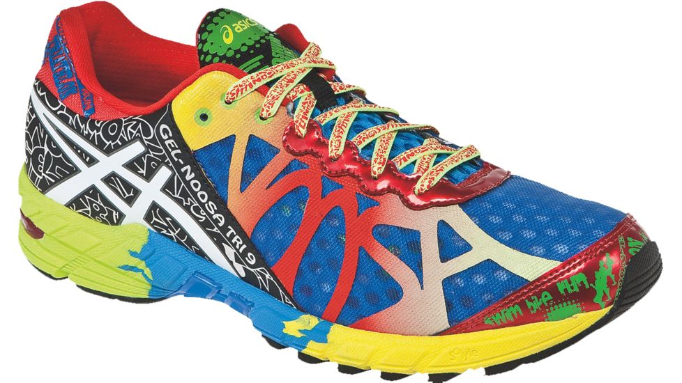 Asics Gel-Noosa Tri 9 Road Running Shoe - Men's-Royal/White/Red-Medium-7.5 US